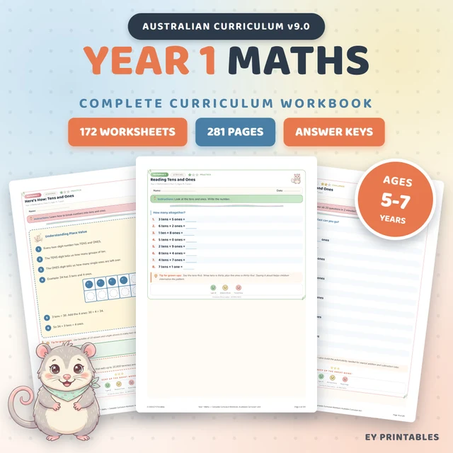 Year 1 Maths Workbook