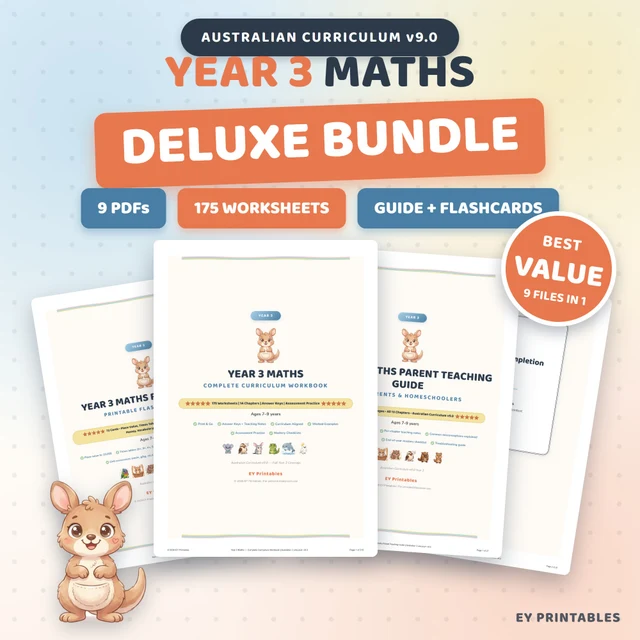 Year 3 Maths Deluxe Bundle
