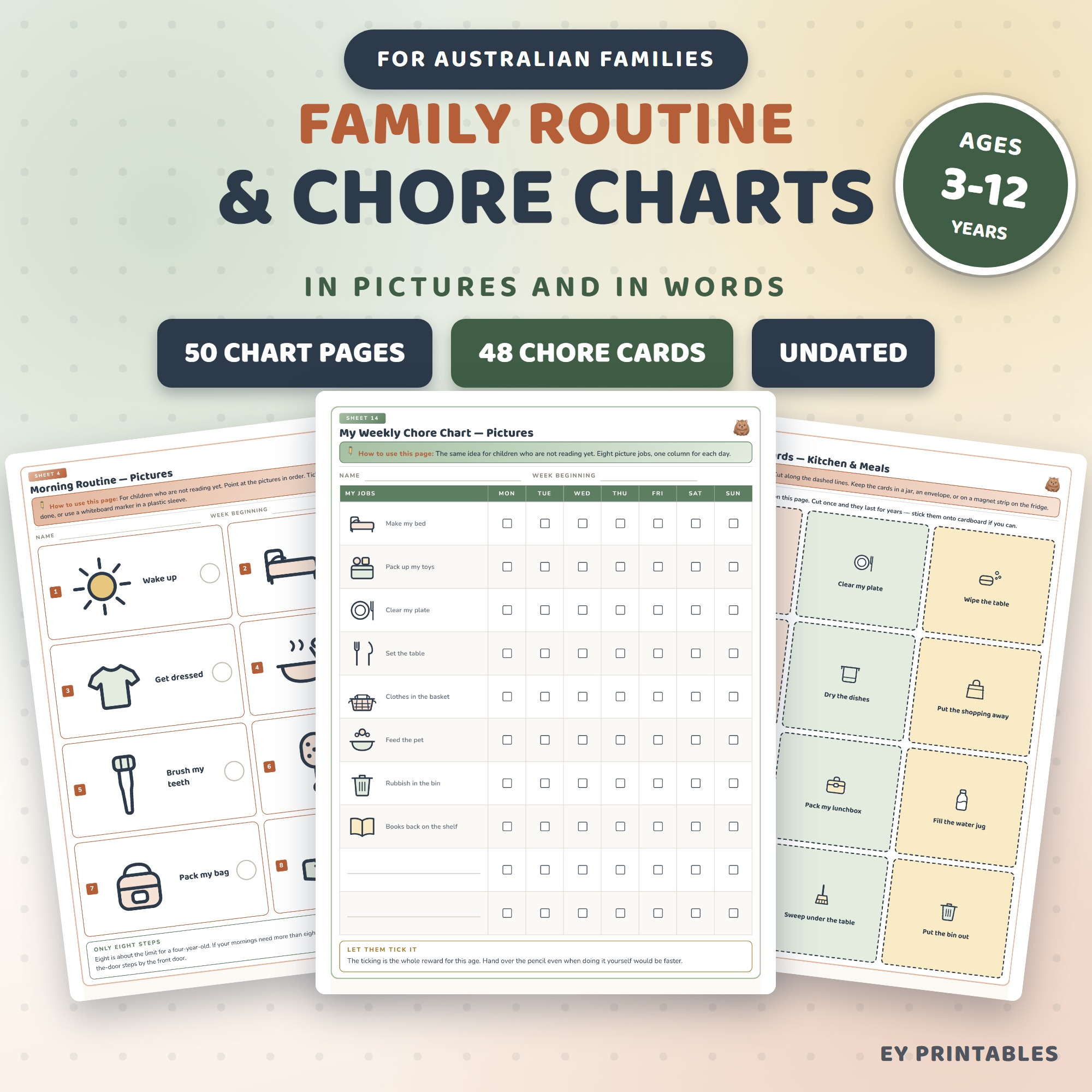 Family Routine & Chore Charts