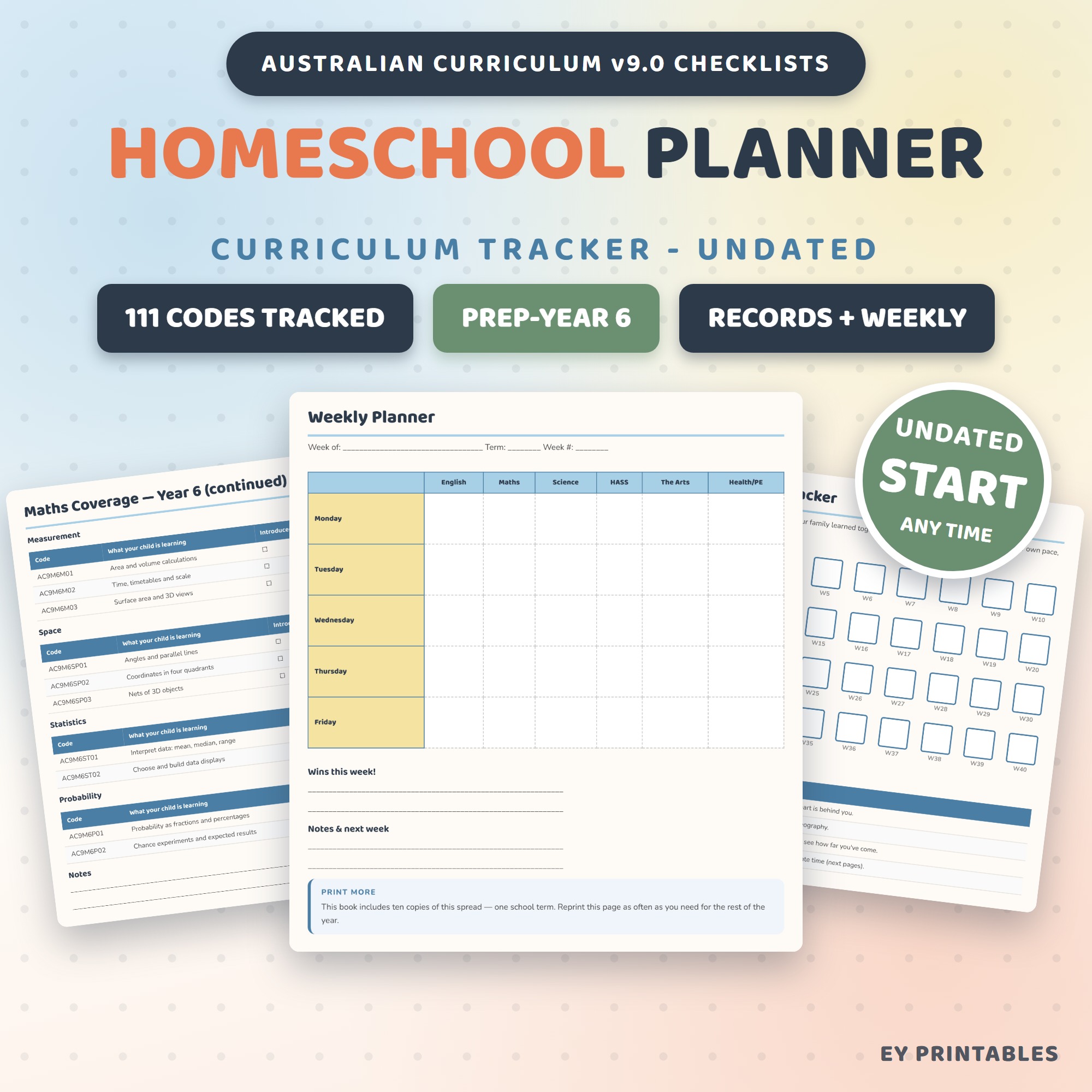 Homeschool Planner