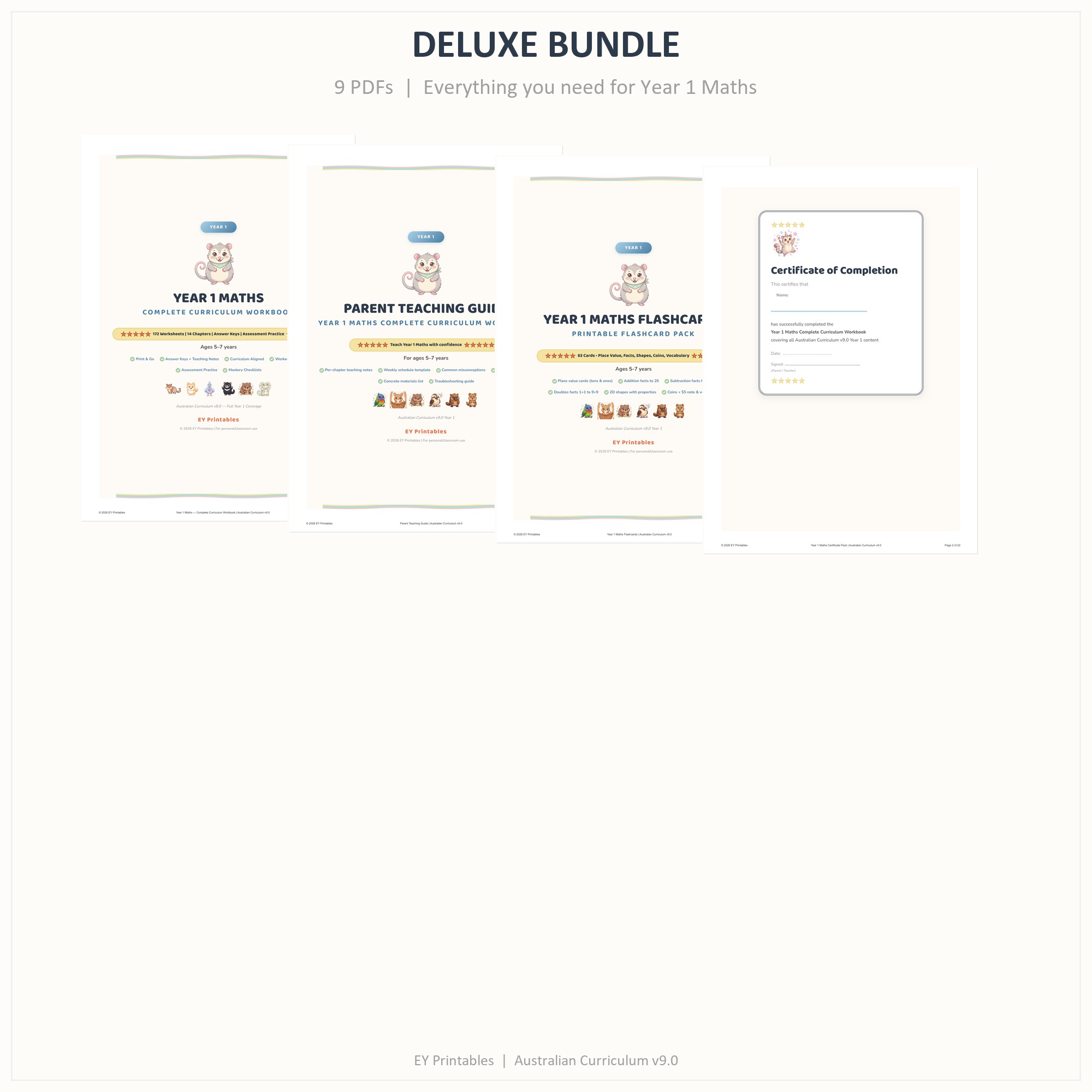 Year 1 Maths Deluxe Bundle