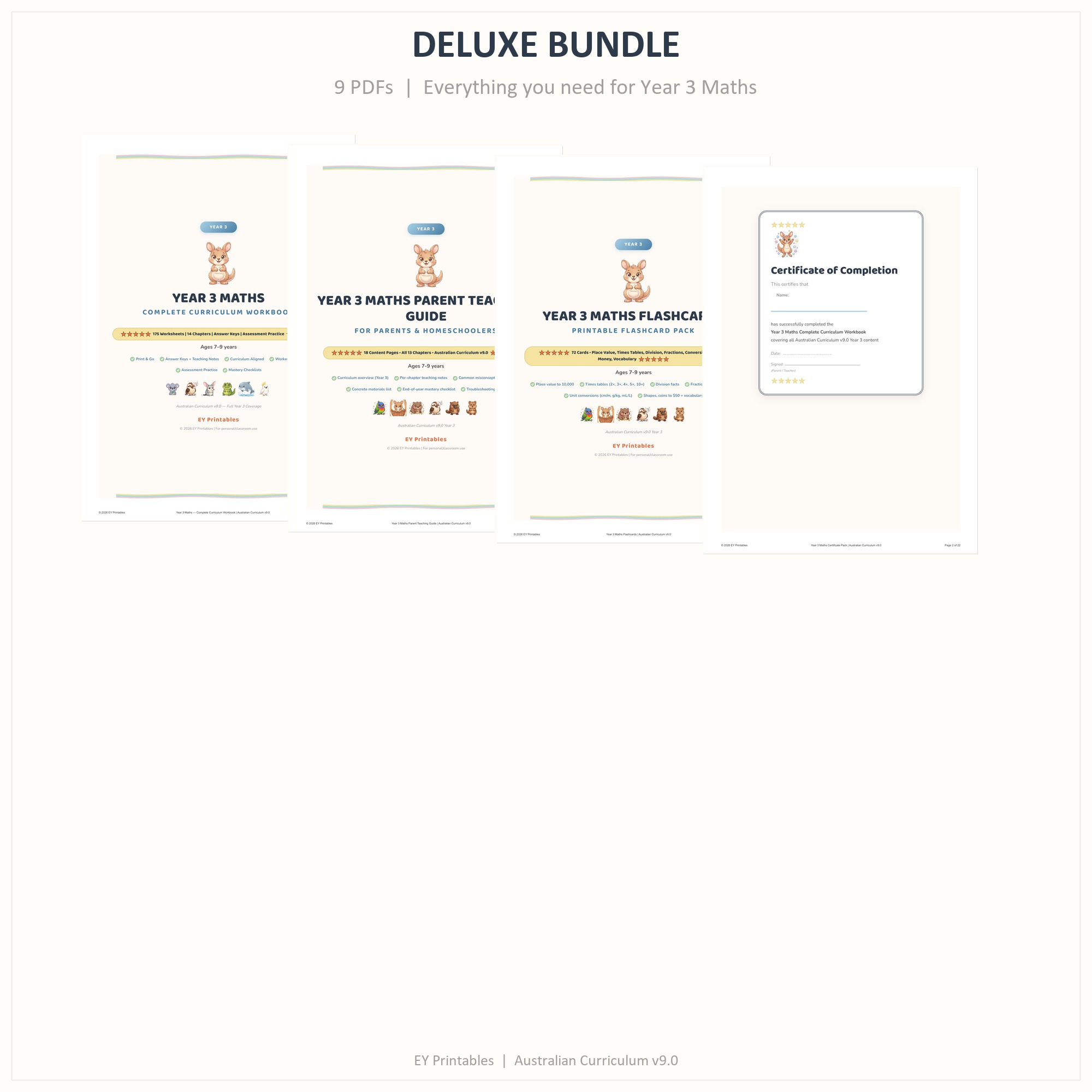 Year 3 Maths Deluxe Bundle